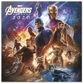 Calendário 2020 Grupo Erik 30X30 Marvel Avengers