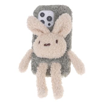 Capa e TPU boneco de pelúcia coelho para iPhone 13 Pro 6.1'' - 1