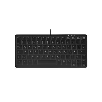 Teclado com Fios Contour Design Active Key AK-4100-U | Idioma: Alemão | Preto - 1
