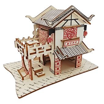 Puzzle 3D HSMY de 79 Peças XE-G041 - Casa de Chá - 1