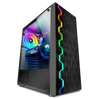 Computador Gaming Vibox V-29 PC - AMD Ryzen 5 4500 Processador 4.1GHz - Nvidia GTX 1660 Super 6GB - 16GB RAM - 480GB SSD - Windows 11 - WiFi - 1