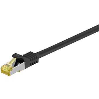 Cabo de Rede Goobay RJ-45 CAT7 5m | Preto - 1