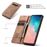 Capa Flip Cover Klack Em Couro Sintético 360 Para Huawei P30 Castanho_3