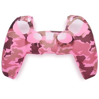 Capa Silicone Antideslizante HSMY para Comando PS5 - Rosa - 1