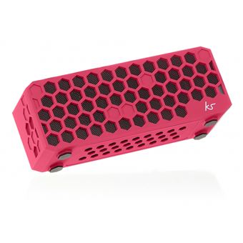 Coluna Portátil KitSound Hive Rosa - 1