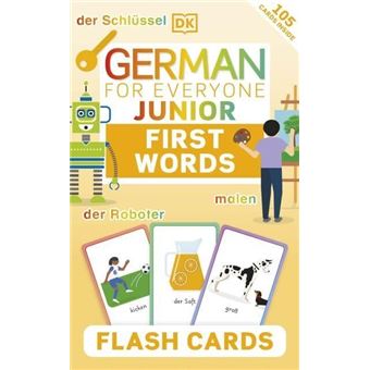 German For Everyone Junior First Words Flash Cards - 1