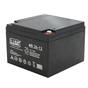 Bateria Ups MegaBat MB 26-12 | Preto - 1