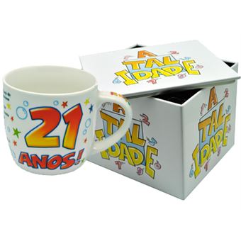 Caneca Mecanodex com Caixa em Metal | Idade Ati.21 - Branco - 1
