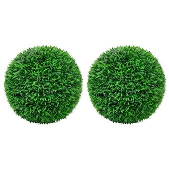 Bolas de Buxos vidaXL artificiais 2 Peças 55 cm - 1