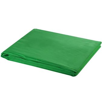 Fundo Fotográfico Sem Suporte Algodão vidaXL | verde 300x300cm chroma key - 1