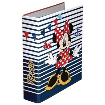 Dossier A4 Jacob Minnie | Cartão | Lombada Larga | 2 Argolas | Navy - 1