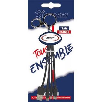 Cabo 3 em 1 YELLO KOKO Andy USB A/micro USB e USB C e Cabo Lightning | 0,20m | Rugby - 1