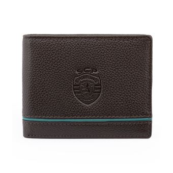 Carteira em Pele Sporting CP | Castanho - 1