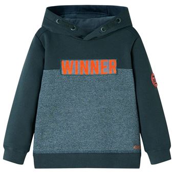 Sweatshirt com capuz | vidaXL | verde-escuro 92 | 1,5 a 2 anos - 1