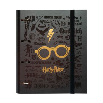 Pasta Premium Harry Potter | 4 Anéis | Troquelada - 1