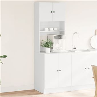 Armário de cozinha vidaXL | 60x50x180 cm | derivados de madeira branco - 1