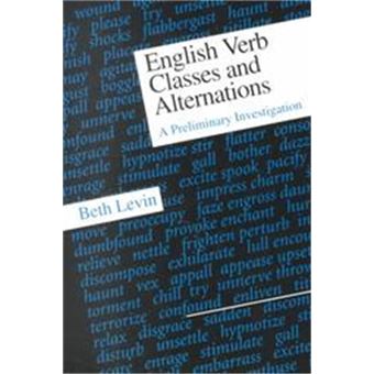 English Verb Classes And Alternations - 1