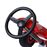 Go Kart HomCom Carro de Pedais Desportivo com Embraiagem, Travões e Assento Ajustável para Crianças 3-8 Anos de Carga 50kg 80x49x50cm em Aço Vermelho_0