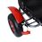 Go Kart HomCom Carro de Pedais Desportivo com Embraiagem, Travões e Assento Ajustável para Crianças 3-8 Anos de Carga 50kg 80x49x50cm em Aço Vermelho_1