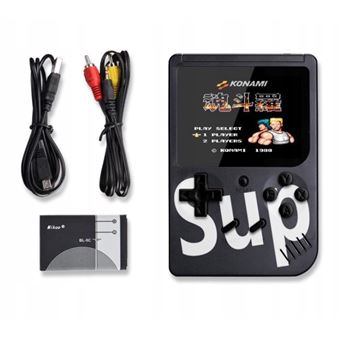 Mini Consola MICHN Sup FC | Portátil | 400 Jogos - Preto - 1