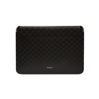 Capa magnética para computador de 16 " Karl Lagerfeld Modelo KL com textura Saffiano | 28x40x2cm | Preto - 1