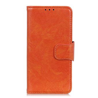 Capa Pu magunivers Textura Napa | Fecho Magnético Laranja para Samsung Galaxy S22 - 1