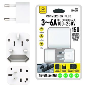 Adaptador de Tomada Universal Mimacro Cdq-074 - Branco - 1