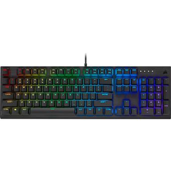 Teclado Gaming com Fios Corsair K60 RGB PRO | Idioma: Italiano | Preto - 1