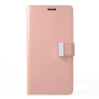 Capa Magunivers PU rico diário Dourado rosa para Samsung Galaxy S10
