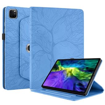 Capa FLOODKING para iPad Pro 12.9 2018-2022 | Giratória 360º | Botão Rotativo | Azul - 1