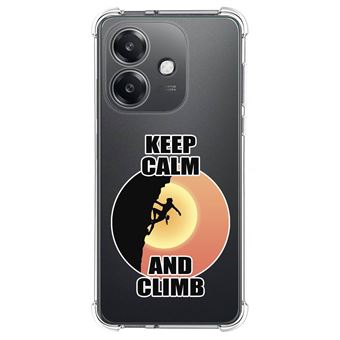 Capa de Silicone TUMUNDOSMARTPHONE anti-choque para Oppo A40 / A40m design Mulher Escalada Desenhos - 1