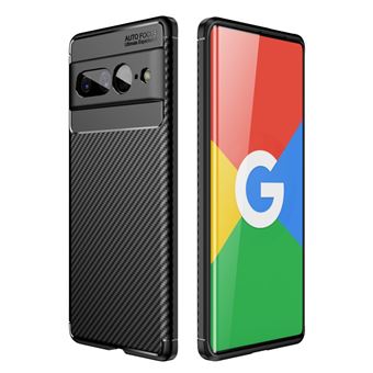 Capa e TPU textura de fibra de carbono, anti-riscos, flexível, preto Magunivers para Google Pixel 7 Pro - 1