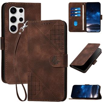 Capa Livro ZURSANA para Samsung Galaxy S25 Ultra | Couro PU Premium Magnético | Porta-cartões | Suporte | Castanho - 1