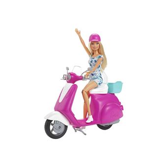 Boneca Mattel Barbie e Scooter - 1