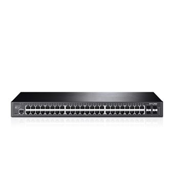 Switch de Rede TP-Link T2600G-52TS V3 | Preto - 1