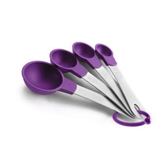 Colheres de Medida Ibili | Conjunto 4 - Prateado - 1