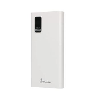 Power Bank Extralink Powerbank EPB-067W 10000mAh Branco Power bank, Fast Charging, USB-C | 10000 mAh | Branco - 1