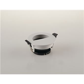 Spot embutido Intec STENOS Redonda branca com furo meia-lua 8,5 cm. - 1