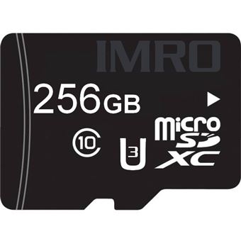 Cartão de Memória IMRO MICROSDXC 10/256GB UHS-3 ADP MEMORY CARD - 1