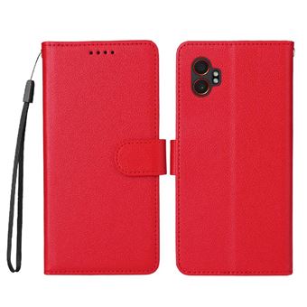 Capa Carteira FLOODKING para Samsung Galaxy X Cover 7 Pro | Couro PU | Vermelho - 1