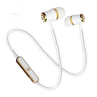 Auriculares Bluetooth Goeik - s/Fio - Premium - WhiteGold Branco - 1