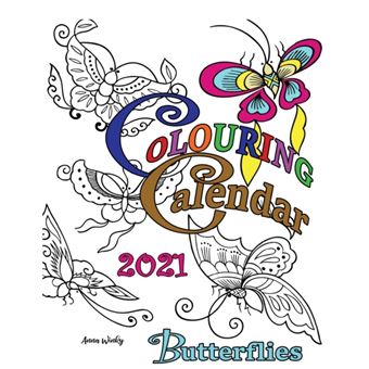 Colouring Calendar 2021 Butterflies - 1