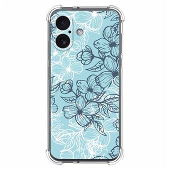 Capa Tumundosmartphone de Silicone à Prova de Choque para iPhone 17 (6.3) | Design de flores 03 desenhos - 1