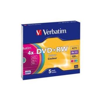 Pack 4 DVD's RW Verbatim 4.7 x4 Slim - 1