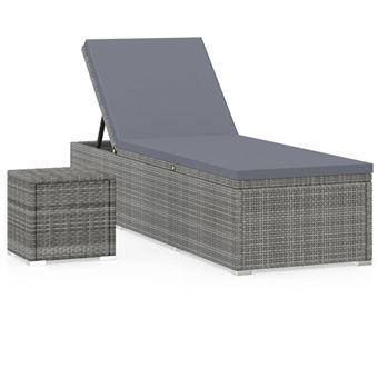 Cadeira de Jardim VidaXL 46227 | Cinzento - 1