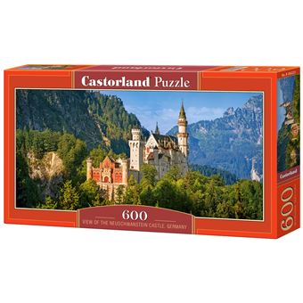 Puzzle Castorland View of the Neuschwanstein Castle, Germany 600 Peças