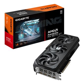 Placa de Vídeo GIGABYTE Radeon RX 9070 XT GAMING OC 16G | Preto - 1