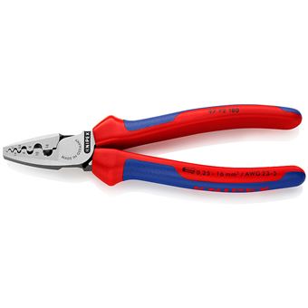 Alicate de Corte Knipex 97 72 180 | Azul, Vermelho, Prateado - 1