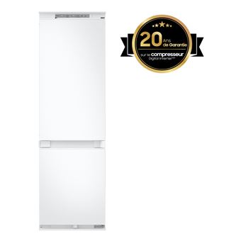 Frigorífico Combinado Encastrável Samsung BRB80F26DES0 | 177,5x54x55 cm | 267 L | E | Branco - 1