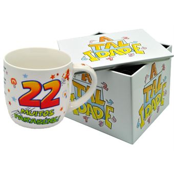 Caneca Mecanodex com Caixa em Metal | Idade Ati.22 - Branco - 1